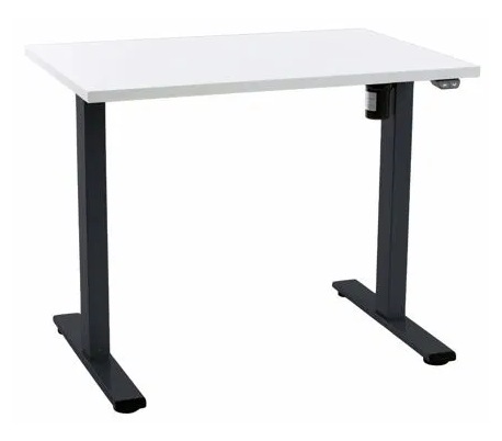 EP Home hæve sænkebord 140 x 70 cm - Sort/Hvid
