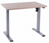 EP Home hæve sænkebord 90 x 60 cm - Grå/Eg