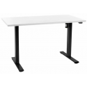 EP Home hæve sænkebord 90 x 60 cm - Sort/Hvid