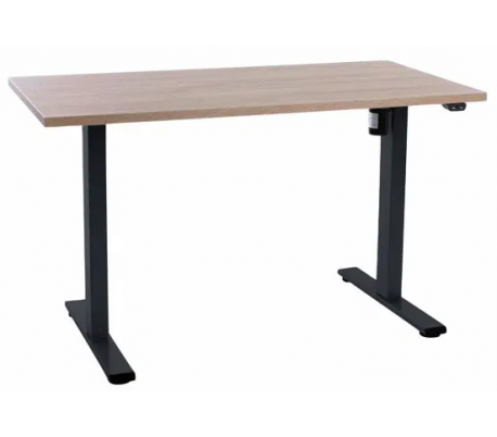 EP Home hæve sænkebord 90 x 60 cm - Sort/Eg