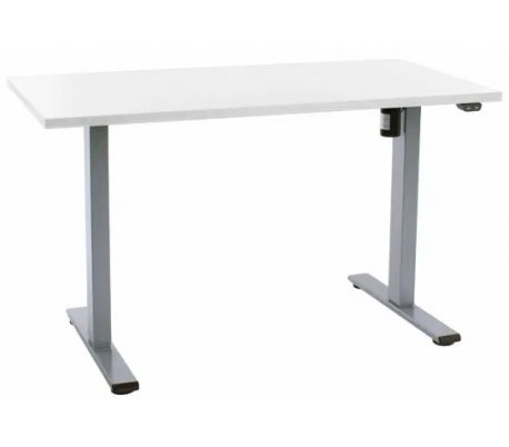 EP Home hæve sænkebord 120 x 60 cm - Sort/Hvid