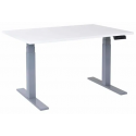 EP 6000 Hæve sænkebord 160 x 80 cm - Alu/Hvid