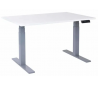 EP 6000 Hæve sænkebord 120 x 80 cm - Alu/Hvid