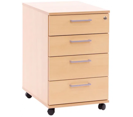 EP Xtra Skuffesektion med 4 skuffer H63,8 cm - Hvid