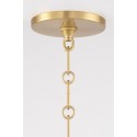 Aeon Loftlampe i stål og glas H68 - 175 cm 1 x E27 - Sort/Poleret nikkel