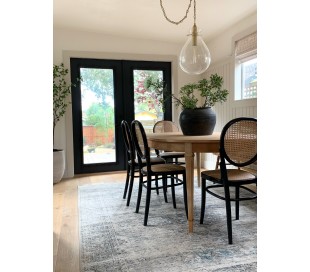 Ivy Loftlampe i stål og glas Ø32 cm 1 x E27 - Antik messing/Klar 2