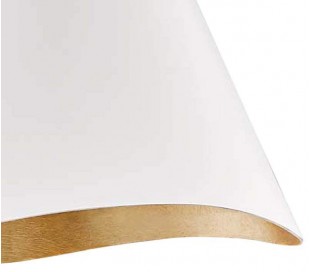 Latham Loftlampe i stål og glas Ø37,5 cm 1 x E27 - Aldret bronze/Opalhvid 2