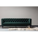 Moderne sofa med chaiselong i tekstil 295 x 177 cm - Grøn