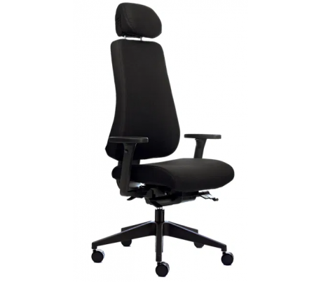 Canadian Ergo Comfort Air kontorstol m/armlæn - Sort