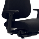 Canadian Ergo 04 kontorstol m/armlæn - Sort