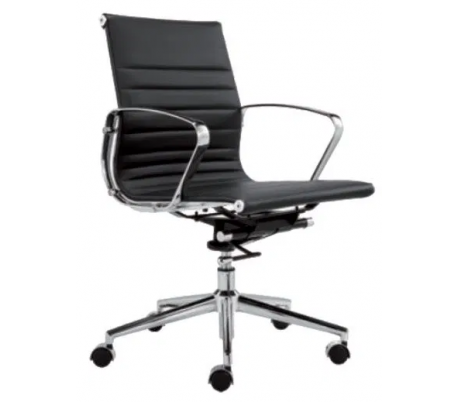 Canadian Ergo Comfort Soft kontorstol m/armlæn - Sort