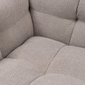 Cobble Hill 3,5 personers sofa i polyester B235 cm - Sort/Jordbrun