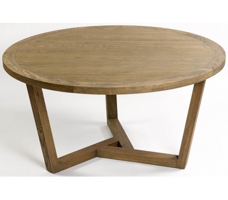 Rustikt spisebord i genanvendt egetræ og metal 280 x 100 cm - Antik sort/Rustik natur