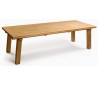 Havebord i teaktræ 260 x 105 cm - Natur