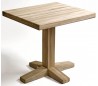 Bistro havebord i teaktræ 70 x 80 cm - Natur