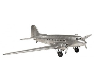 Authentic Models Ford Trimotor Fly 102 x 67 cm - Poleret sølv