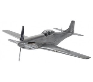 Authentic Models DC-3 Fly 97 x 65 cm - Poleret sølv