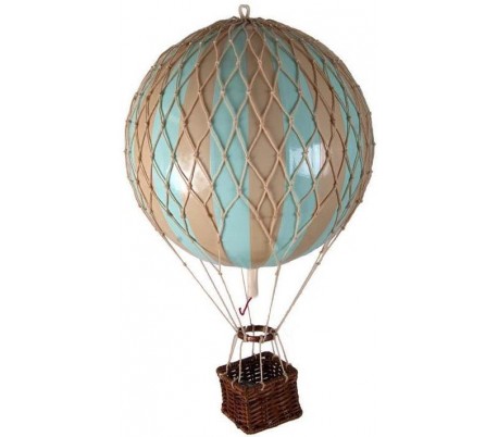 Authentic Models Jules Verne Luftballon H70 x Ø42 cm - Hvid/Elfenbenshvid