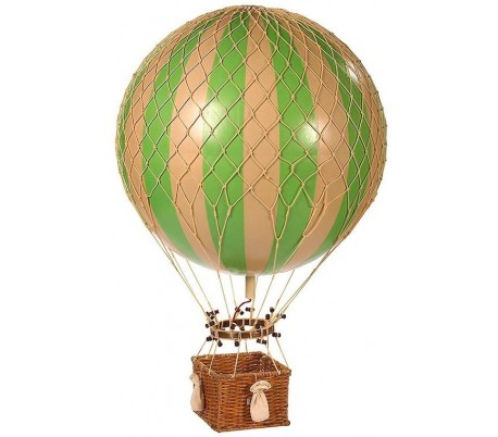 Authentic Models Jules Verne Luftballon H70 x Ø42 cm - Mint/Elfenbenshvid