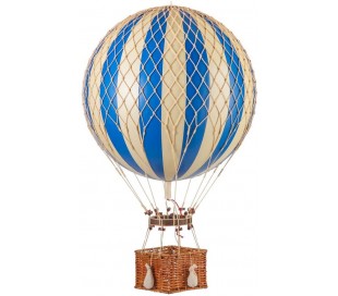 Authentic Models Jules Verne Luftballon H70 x Ø42 cm - Rød/Elfenbenshvid