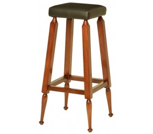 Authentic Models Lav Barstol H46 cm - Vintage honningbrun/Sort