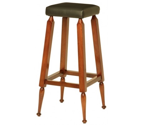 Authentic Models Lav Barstol H46 cm - Vintage honningbrun/Sort