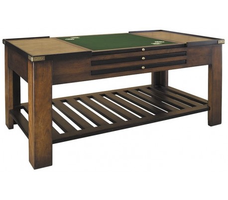 Authentic Models Spilbord 45 x 45 cm - Vintage honningbrun