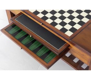 Authentic Models Spilbord 45 x 45 cm - Vintage honningbrun 2