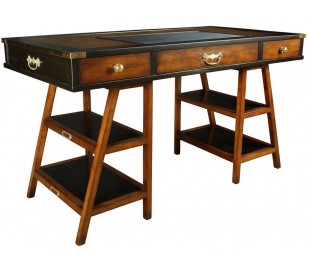 Authentic Models Skrivebord 170 x 75 cm - Vintage honningbrun/Vintage sort