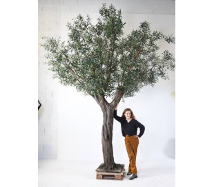 Stort kunstigt Oliventræ H350 cm 2