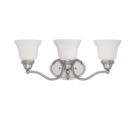 Yates 2 Badeværelseslampe B38 cm - Tingrå/Opalhvid