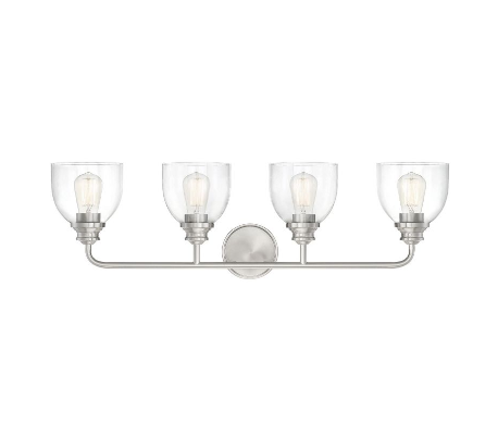 Octave 4 Badeværelseslampe B73 cm - Poleret krom/Klar