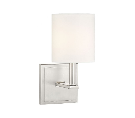 Waverly Væglampe H28 cm - Varm messing/Hvid