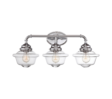 Fairfield 2 Badeværelseslampe B51 cm - Poleret krom/Klar