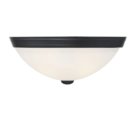 Halvrund Væglampe B33 cm - Varm messing/Hvid