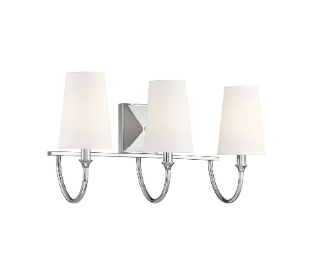 Cameron 3 Badeværelseslampe B61 cm - Mat sort/Hvid