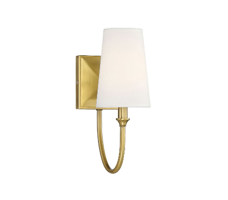 Cameron 1 Badeværelseslampe H33 cm - Poleret nikkel/Hvid