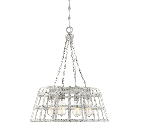 Windham 6 Lysekrone Ø71 cm - Varm messing/Klar krystal