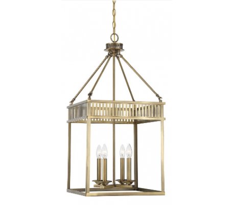 Wickham 5 Lysekrone Ø64 cm - Antik sort/Whiskey