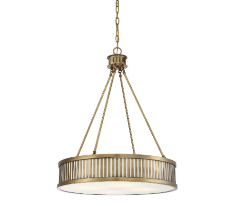 William 4 Lysekrone 41 x 41 cm - Varm messing