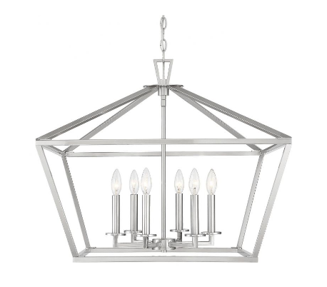 Townsend 6 Lysekrone 66 x 66 cm - Antik bronze