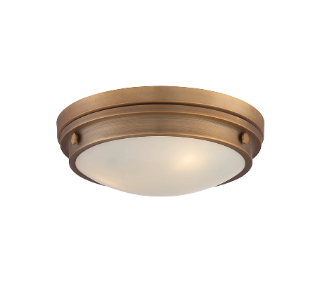 Lucerne 2 Plafond Ø38 cm - Antik bronze/Opalhvid