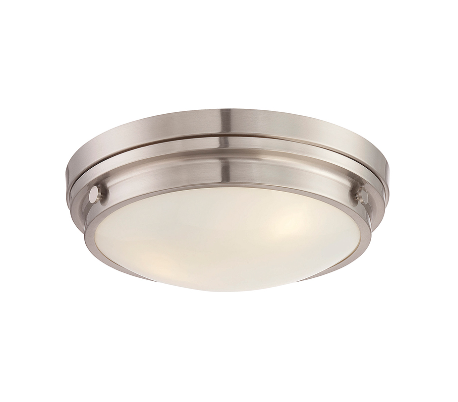 Lucerne 2 Plafond Ø38 cm - Varm messing/Opalhvid