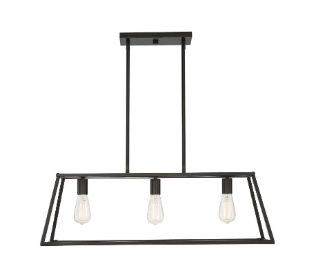 Colfax 5 Lysekrone Ø64 cm - Antik bronze/Varm messing/Klar