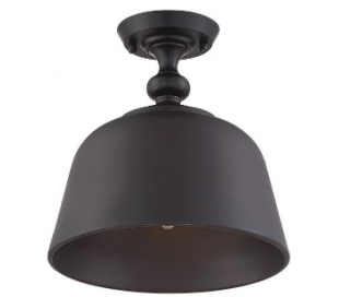 Herndon 3 Semi-Flush Plafond Ø66 cm - Antik bronze/Opalhvid