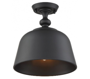 Berg 1 Semi-Flush Plafond Ø30 cm - Antik bronze
