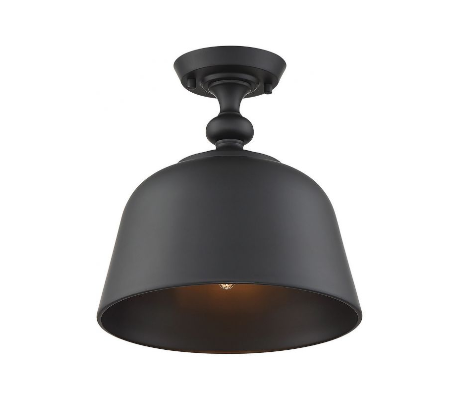 Berg 1 Semi-Flush Plafond Ø30 cm - Antik bronze