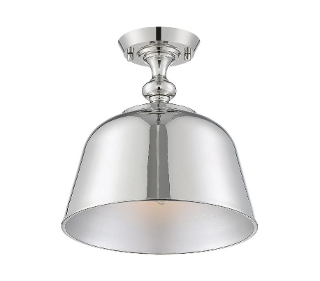 Berg 1 Semi-Flush Plafond Ø30 cm - Mat sort