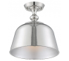 Berg 1 Semi-Flush Plafond Ø30 cm - Poleret nikkel