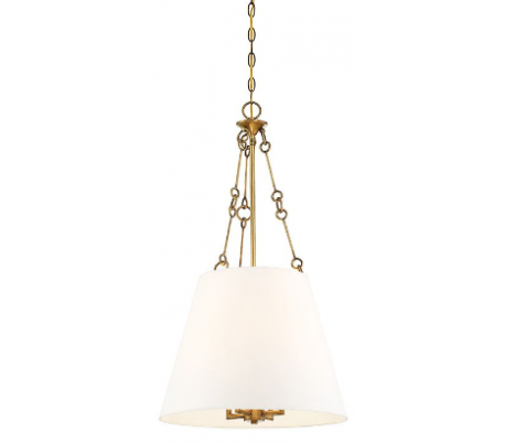 Austin 4 Loftlampe Ø46 cm - Antik bronze/Hvid